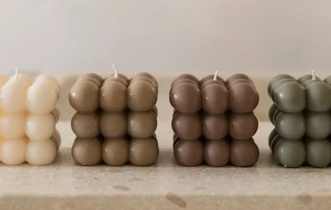 Kaars Cube bolletjes