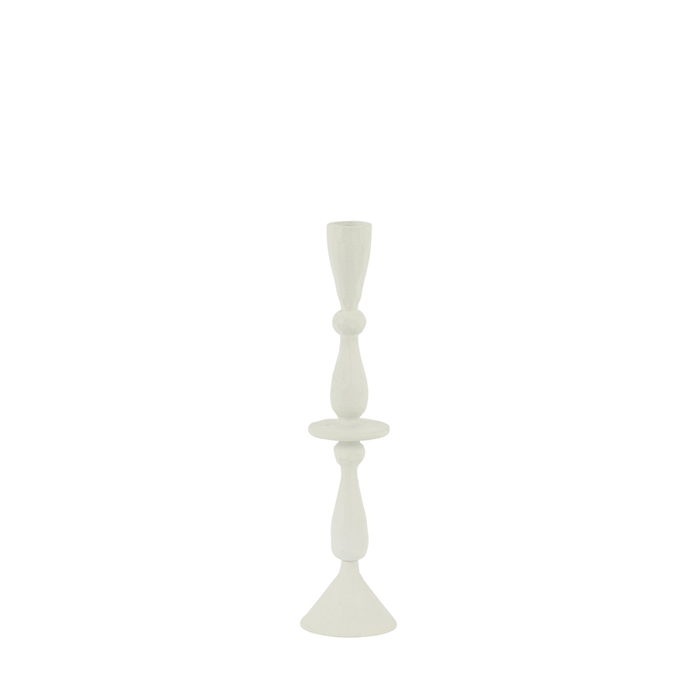 Kandelaar in crème kleur